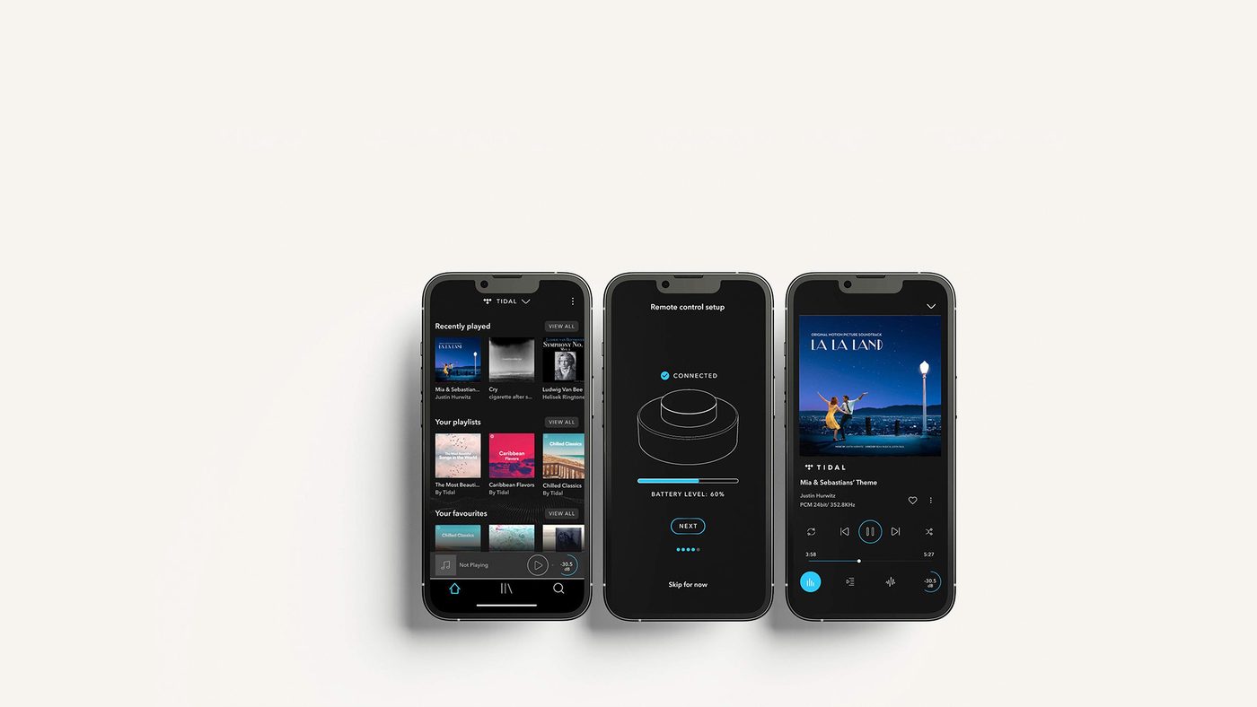 The Mosaic ACTUS app controlling a Varèse system