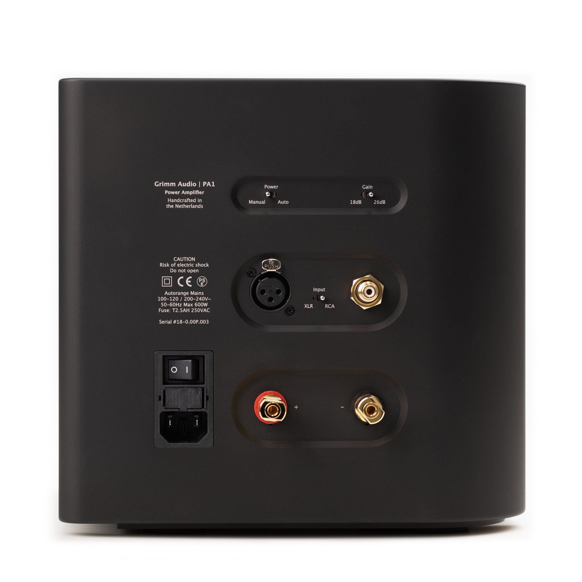 Grimm Audio PA1 Mono Power Amplifier