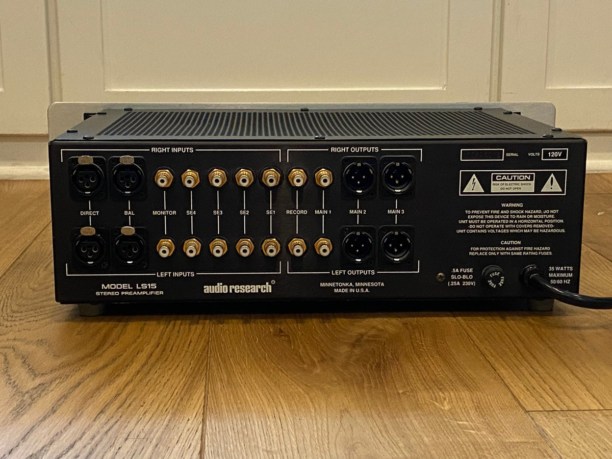 Audio Research LS15 tube line stage preamplifier, photo 4 of 6