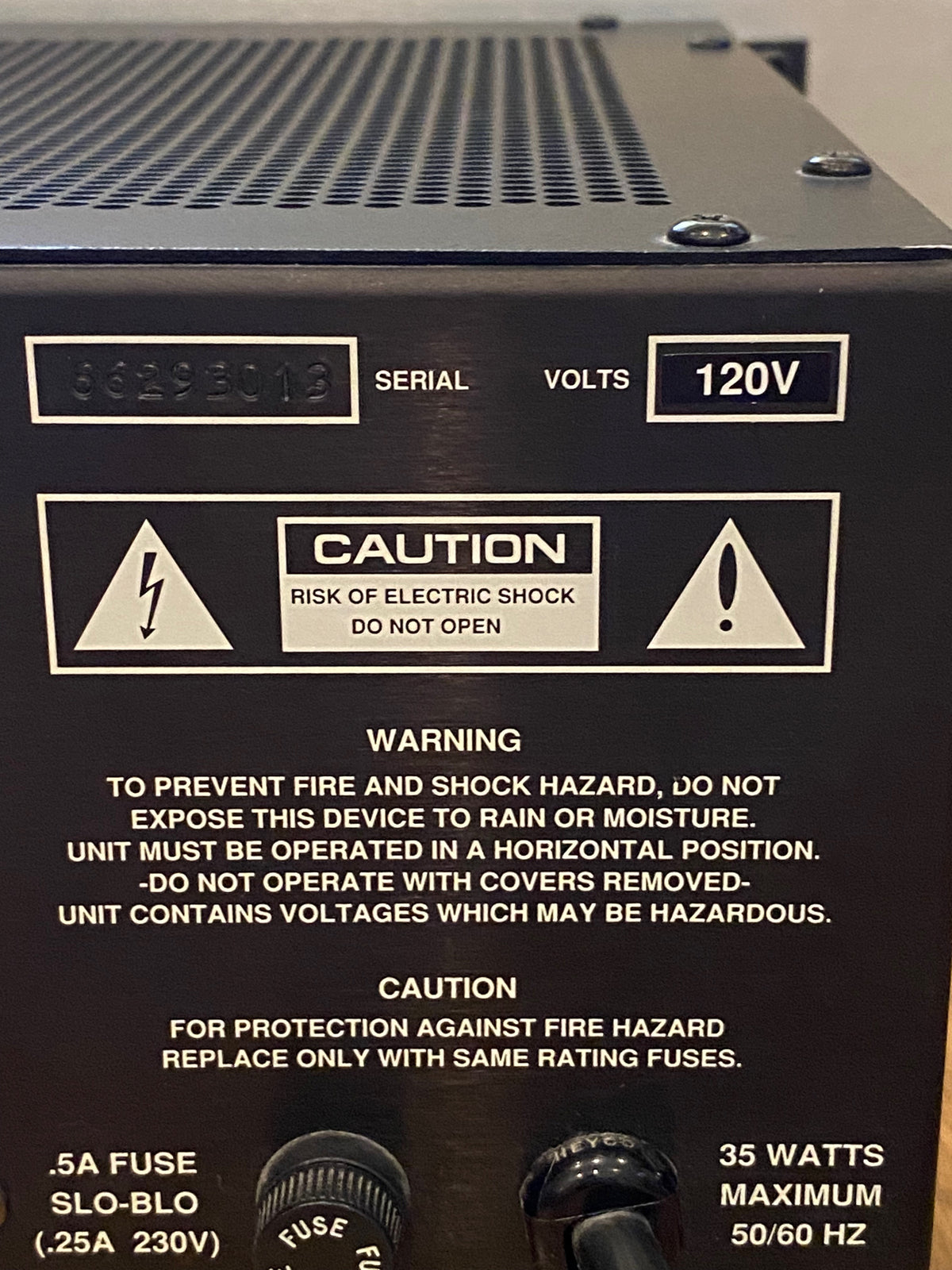 Audio Research LS15 tube line stage preamplifier, photo 5 of 6