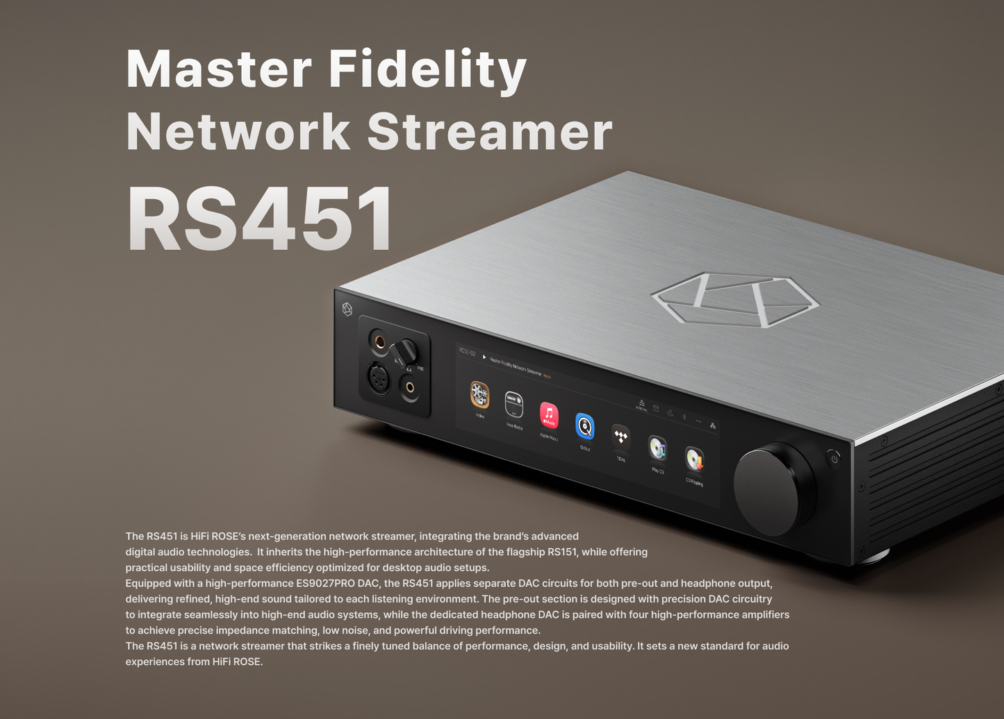 HiFi Rose RS451 Network Streamer