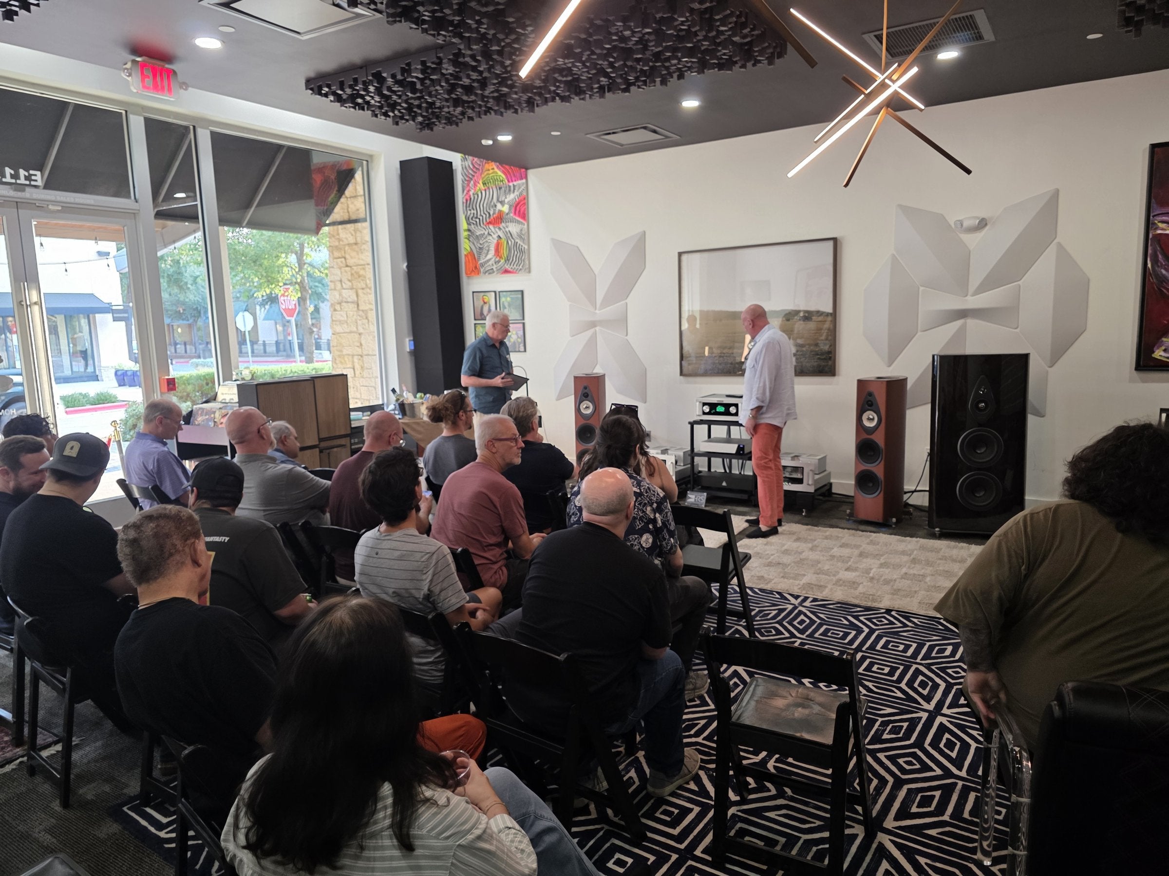 A full room for Italian Soul. American Power. at Sound Sanctuary Austin, August 2026
