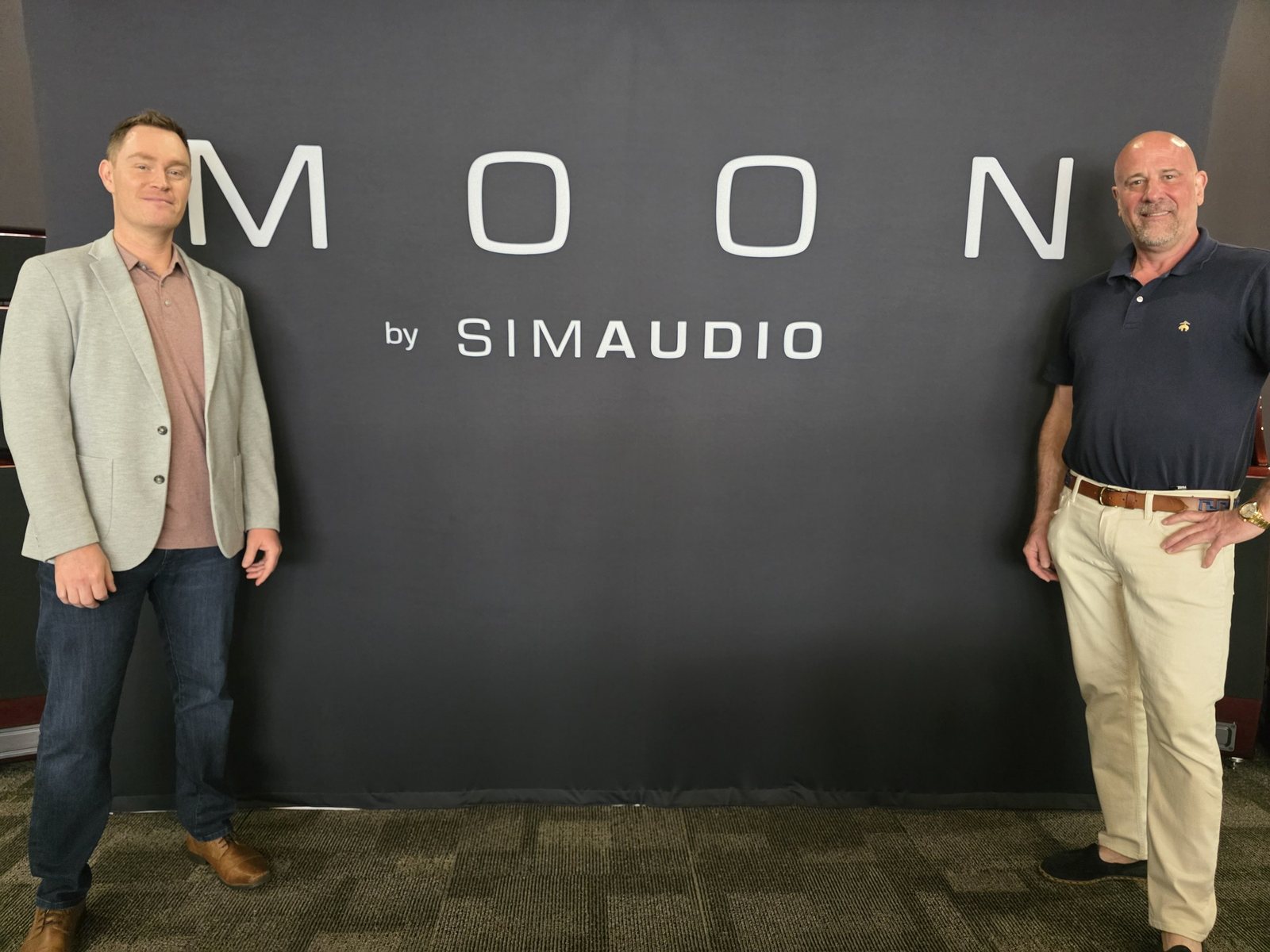 Ari Margolis of Moon by Simaudio with Glenn at Sound Sanctuary Austin