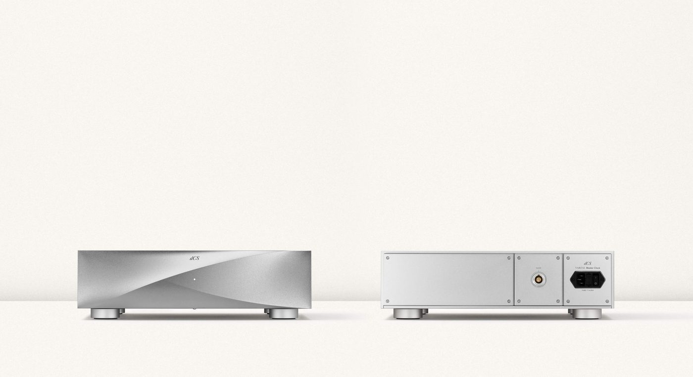 The dCS Audio Varèse Master Clock, seen from both sides
