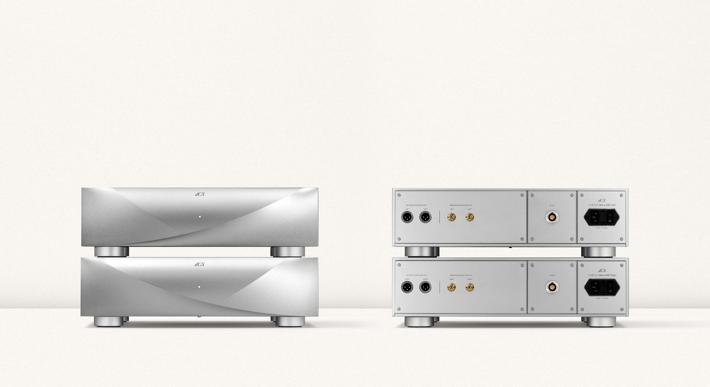 The dCS Audio Varèse Mono DAC, seen from both sides