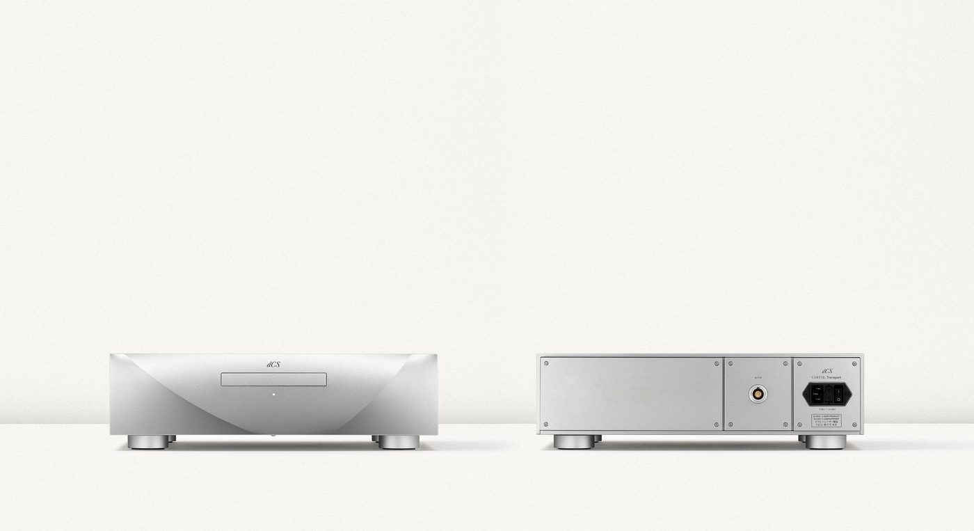 The dCS Audio Varèse CD/SACD Transport, seen from both sides